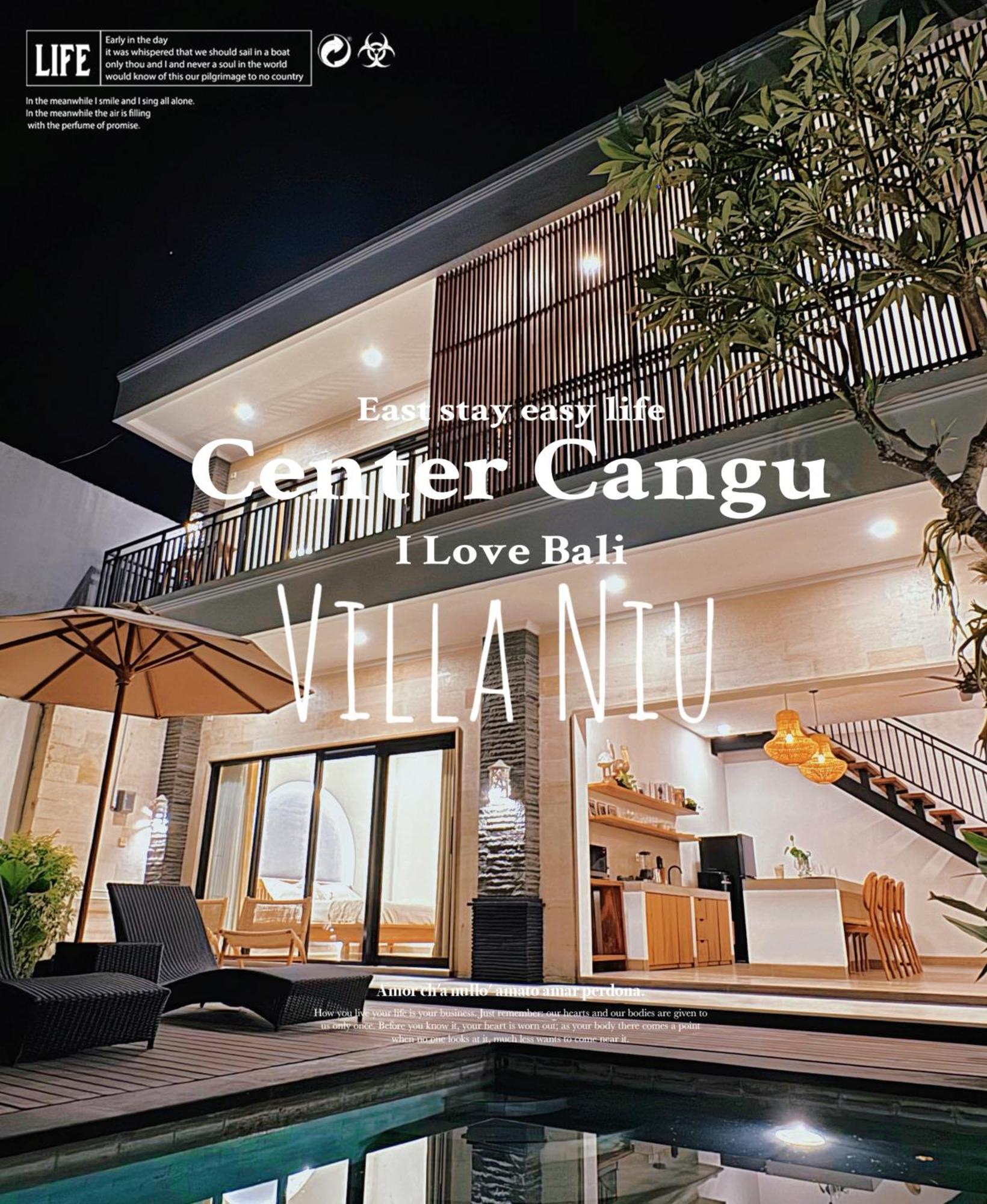 Villa Niu Center Canggu - Fattylion Екстериор снимка